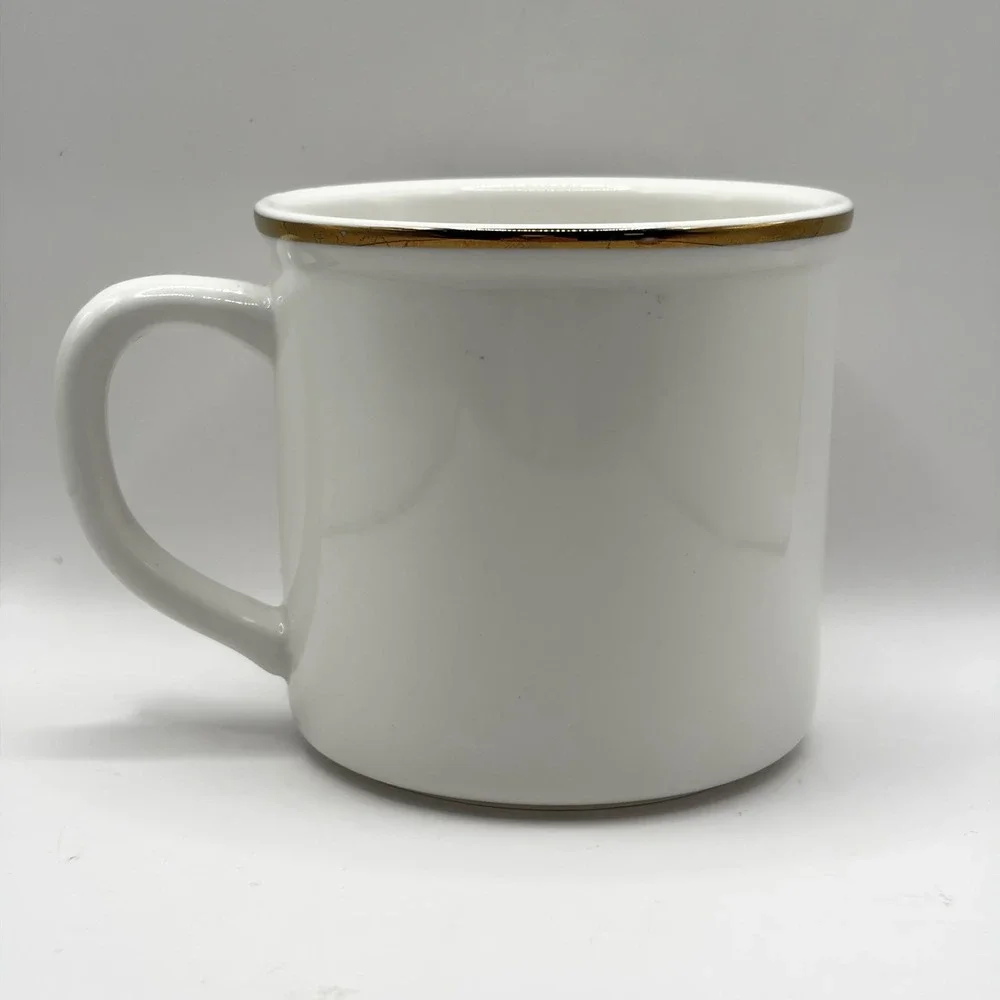 Pottery Barn‎ Stewart Plaid Initial Mug 